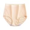 Plus Size Women's 200 Jin High Waist Breathable Cotton Panties - Abdomen Control & Hip Lift for Middle-Aged and Elderly