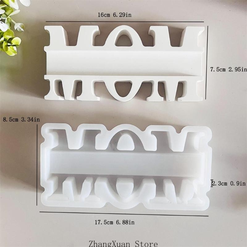 Silicone MOM Letter Mold Not Perfect For Mothers Day Gift And Home Decoration Crafts