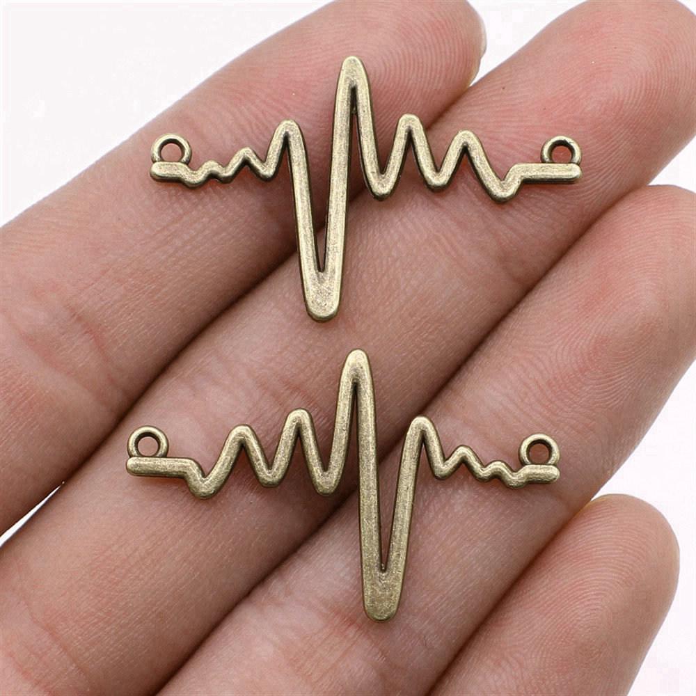 Accessories Parts Infinity Heart Love Connector Minimalist Jewelry Components QA027