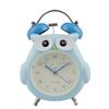 Cartoon Owl Alarm Clock for Children and Students, Silent Scanning Night Light, and Ringing Clock In a Cartoon Style