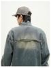 Men's Retro Patchwork Denim Jacket - Loose Fit, Casual Versatile Design for Spring and Autumn