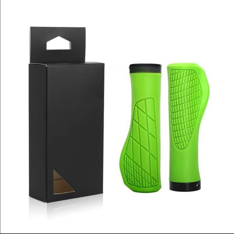 Bicycle Grips Soft Rubber For MTB Mountain Bike Shockproof Anti-Slip Handlebar Cover Lock On Ergonomic Cycling Handle Bar Parts