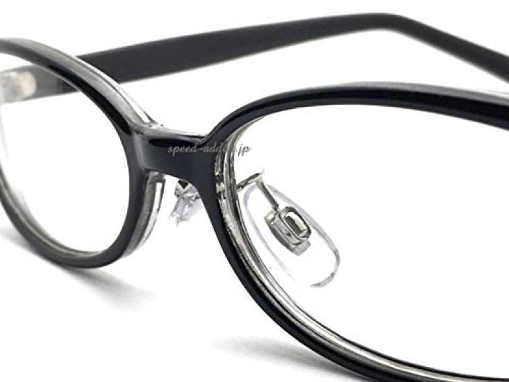 OVAL NARROW SUNGLASS narrow BLACK CLEAR [DESIGN EYEWEAR] (oval sunglasses) ×