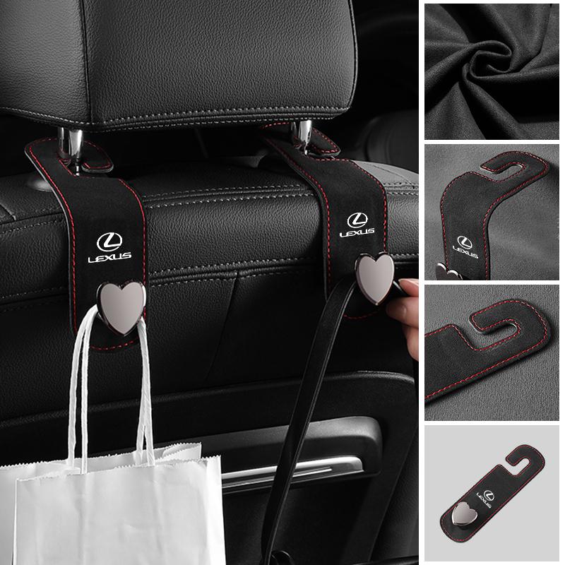 Car Seat Back Single Hook Heart Shaped Pothook For Lexus CT ES GS NX IS250 CT200h IS300h ES300h RX400h NX300h IS200 AEP1