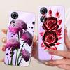 For OPPO A58 4G 5G Case CPH2577 Fashion Butterfly Soft Silicone Clear Phone Case For OPPO A78 CPH2565 CPH2483 A 78 A 58 TPU Capa