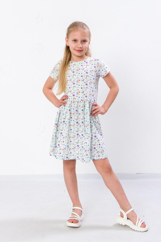 Stylish Sun-Dress (Girls) for Special Occasions, Soft Colors, Summer, 6118-043 HC
