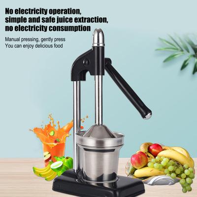 Yousheng Manual Citrus Juicer Heavy Duty Stainless Steel Lemon Lime Press for Kitchen Bar Efficient Pulp-Free Juice Extractor
