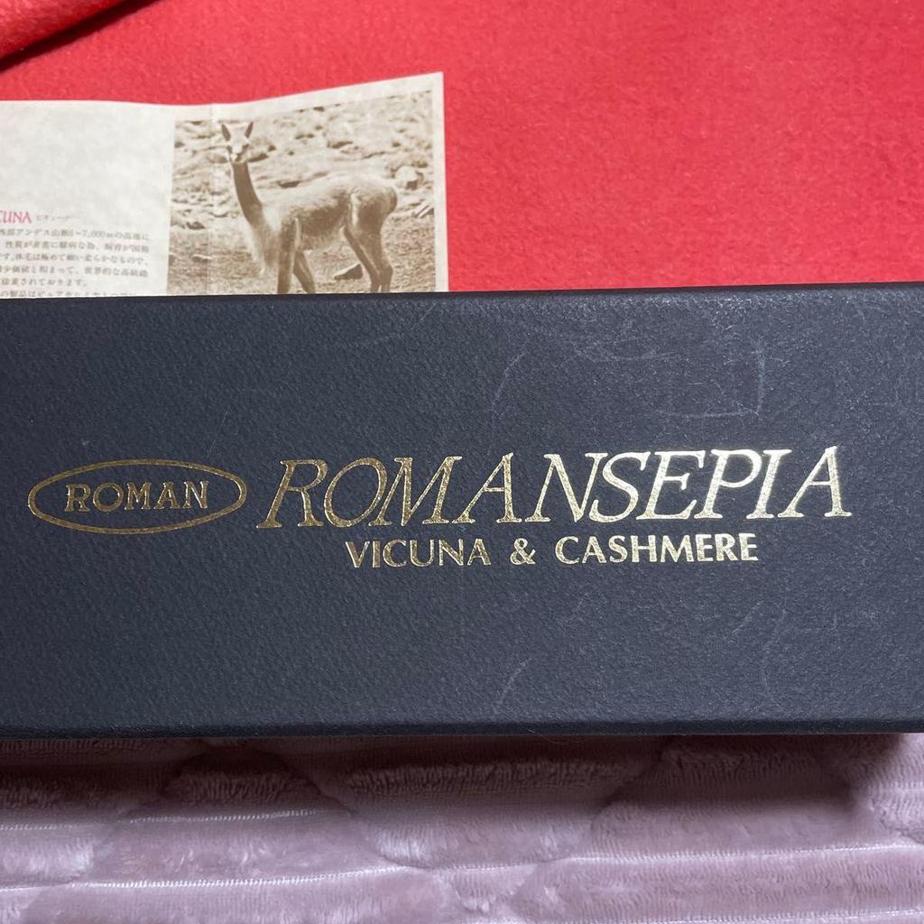 Used ROMANSEPPIA Vicua Cashmere Stole Shawl