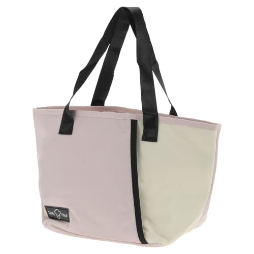 

CAPASTEC Lunch Bag, Insulated, Reusable, Large Capacity, Durable, for Office, Work, Picnics, 22.5x14x21cm, 1 Bag, Pink or Beige