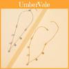 Trendy Geometric Alloy Smiley Face Pendant Necklace In Elegant Gold And Silver Tones