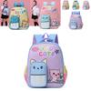 Trendy 2024 Summer Fashion Comfortable Versatile Backpack For Kindergarten Kids Lightweight Nylon Cartoon Design