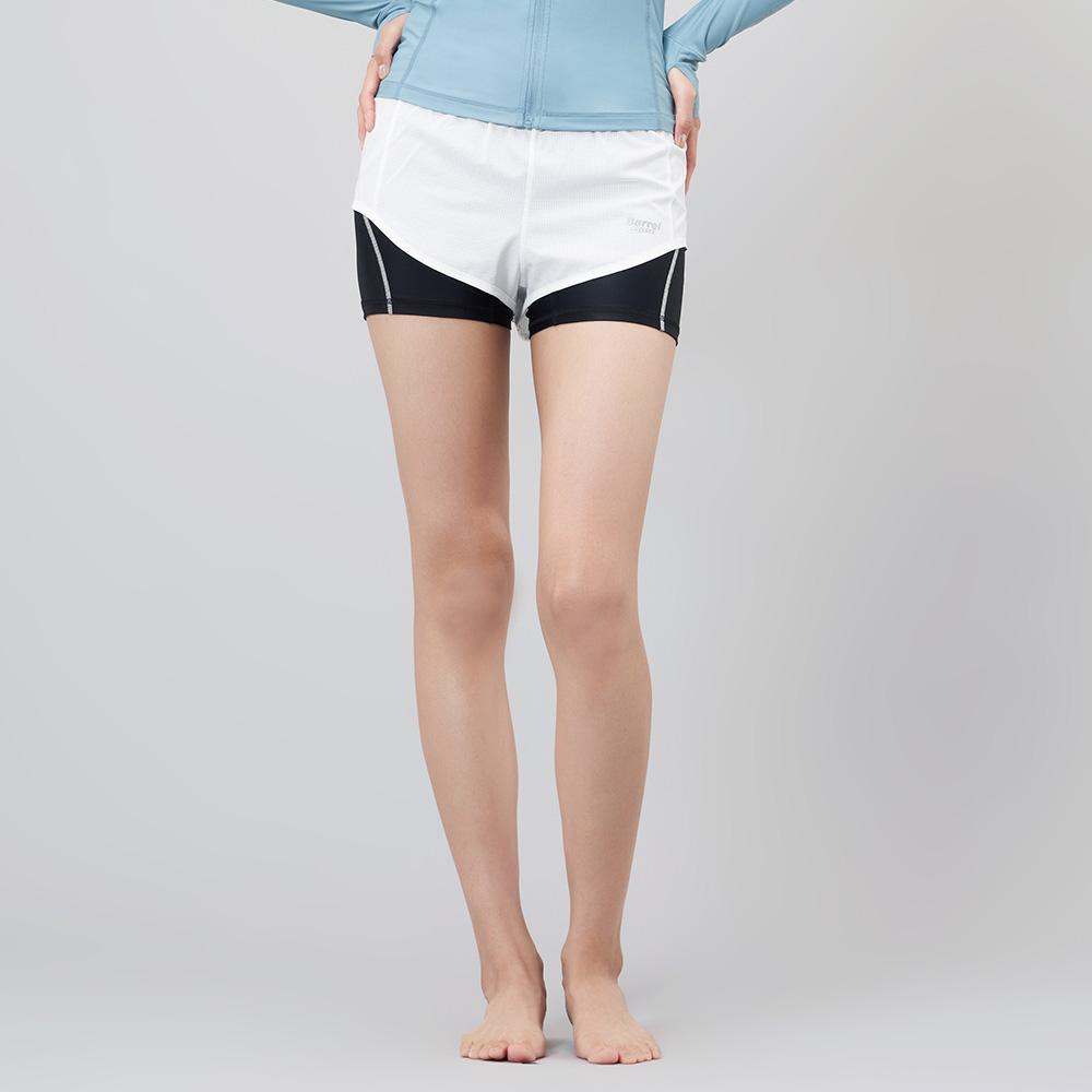 BARREL Women'S Abyssal Urban Water Shorts White (Bi2Wwbs09Wht)