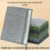Silver Thread Double-Layer Absorbent Cotton Dishcloth & Cleaning Rag