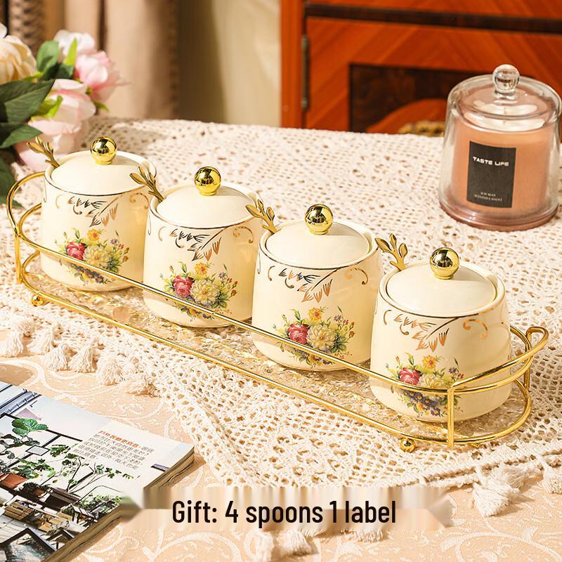 

ZISIZ Kitchen Seasoning Jar Set