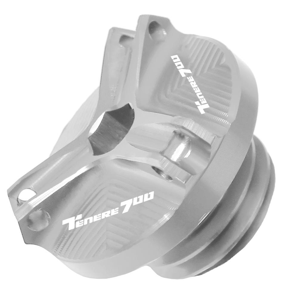 Motorcycle Accessorie Aluminum Engine Oil Filter Cup Plug Cover Screw For YAMAHA TENERE 700 Tenere700 XTZ700