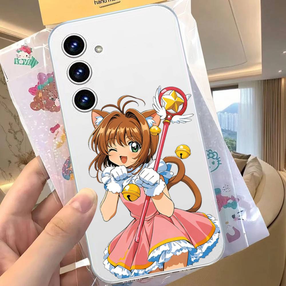 Cute C-Cardcaptor Sakura-s For Samsung Galaxy A52 A12 A51 S21 Edge S22ULTRA S23 S20LITE Plus Ultra Transparent Cover