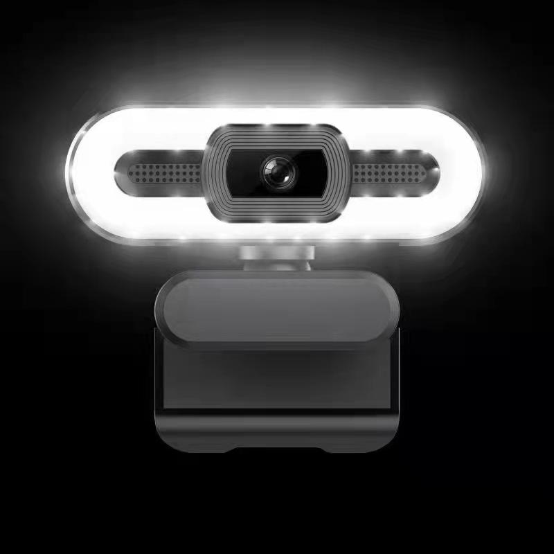 

Autofocus 2K HD Camera with Touch Light Control & Mic чорний