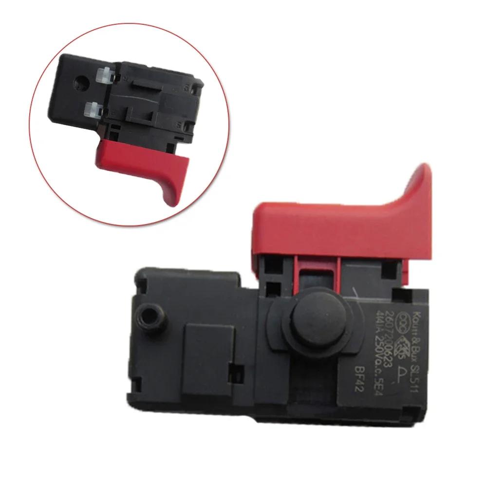 Adjustable Lock On Power Tool Control Plastic Button Drill Switch For Bosch 2607200623 GBM13RE/GBM10RE/GBM350RE TBM3400/TBM1000