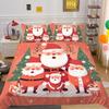 3D Christmas Printing Bed Set Cover King Size Polyester Bedding Set Boy Kid High Quality Bed Clothes