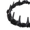 Toothed High Cranial Top Headband Fluffy Non-slip Hair Hoop Sweet Face Wash Hairband  Makeup