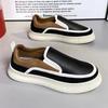 Men's Loafers Luxury Leather Casual Shoes Soft Sole Driving Shoes Non Slip Sneakers for Men Comfort Walking Flats