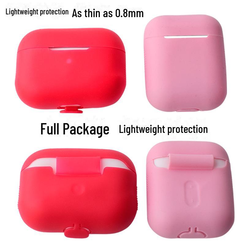Apple Earphone Protective Silicone Case with Dust Plug for 1st & 2nd Gen Pro