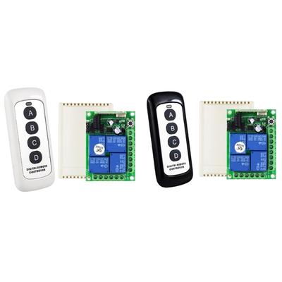 12V 4 Channel Wireless Remote Control Switches Garage Door Opener Remote Wireless Receiver Module for Garage Door
