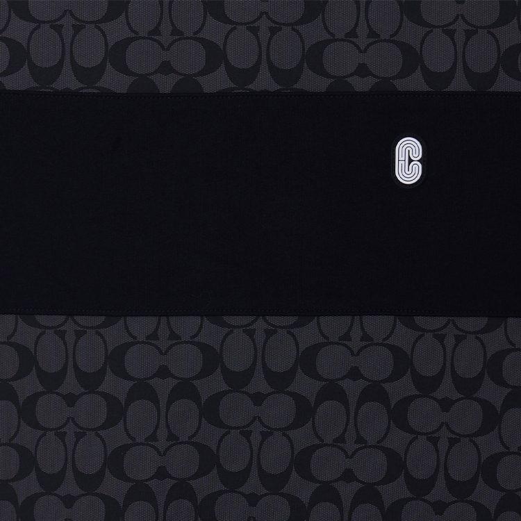 COACH SS22 Men Patchwork Short Sleeve T-shirt Black C9602-R8E