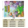 P-Plants-vs-Zombies Videospiele Flanelldecke Weiche Langlebige Bettwäsche Überwürfe für Picknick im Freien Aufdruck Bettüberwurf Sofa Bettbezug