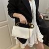 Solid Color High-end Niche Design Handbag Popular Versatile Chain Shoulder Messenger Bag Small Square Bag