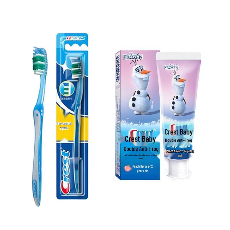Crest Kids Soft Bristle Toothbrush & Toothpaste Set