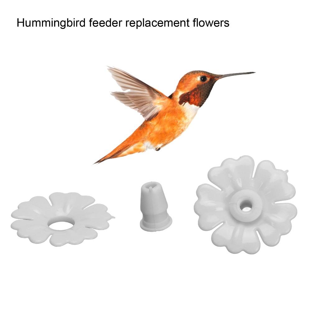 30Sets Bright Colors Bird Feeder Replacement Parts Durable Hanging Feeder Replacement  Garden Use