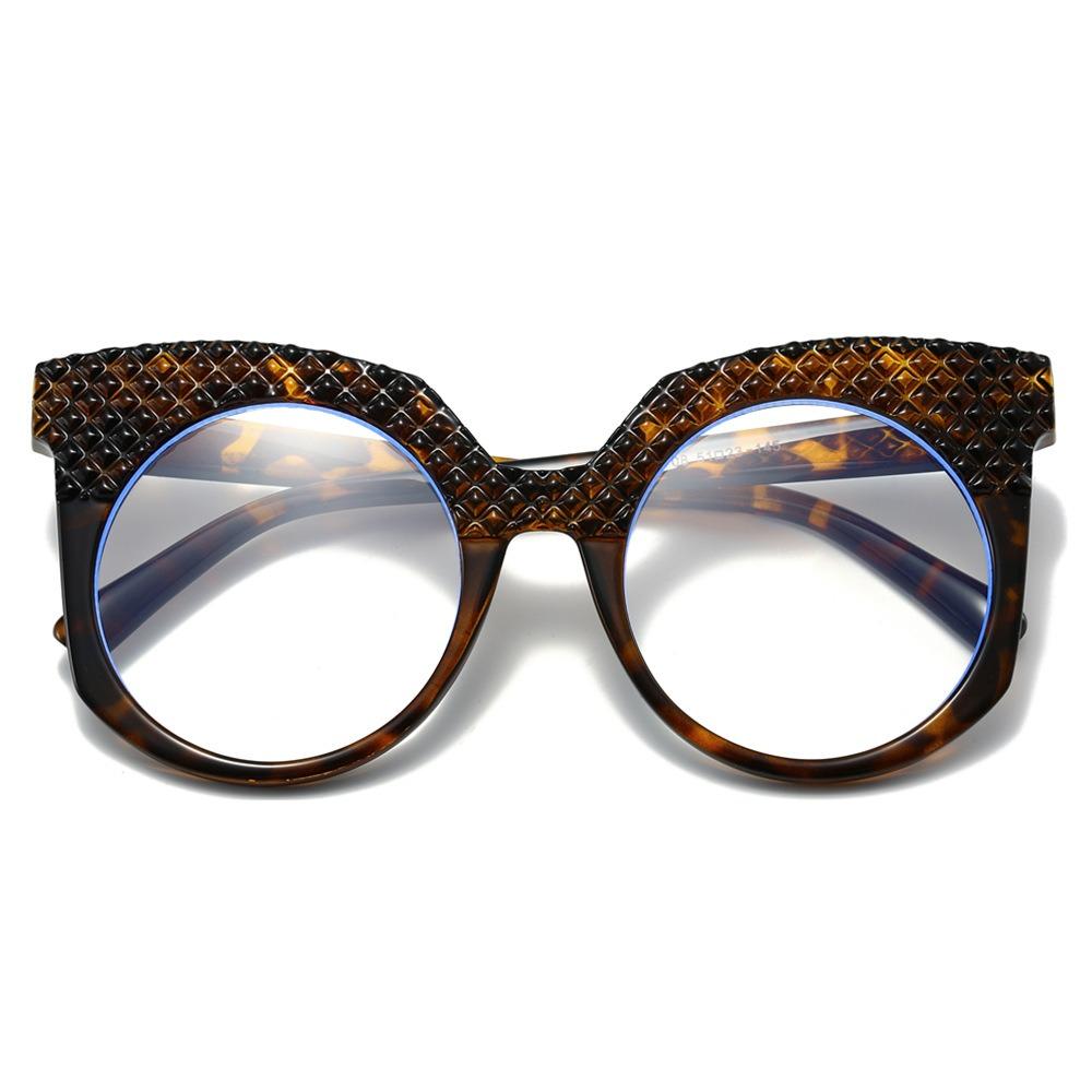

New Women Oval Glasses Frame Anti Blue Light Reading Glasses Fashion Hand Made Hyperopia Spectacles 0~+6 Custom Prescription plastic demo lens морская черепаха