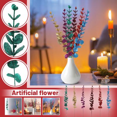 Christmas Decorations, Christmas Decorative Flowers, Simulated Flowers, Christmas Tree Decorations