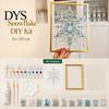 Handmade Art Workshop Tools DIY Christmas Tree Jewelry Craft Kit, Faux Crystal Bead Ornament Making Durable Crafting Materials Set for Kids