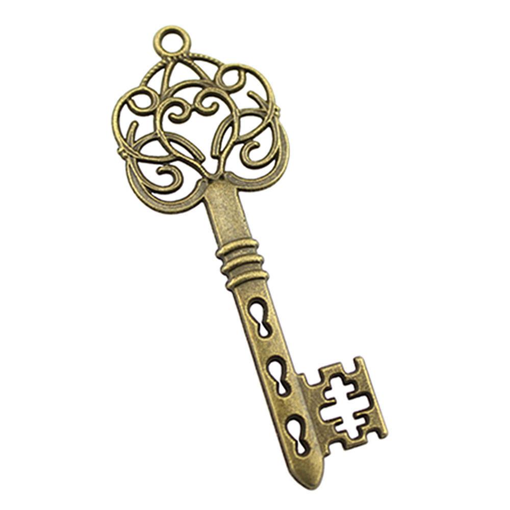 Key Charms Multi Color Alloy Key Tools Pendants For Gothic Themed Jewelry