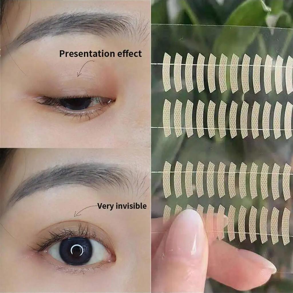 10 Sheet/box Double Eyelids Sticker Half Partial Eyelid Patch Suitable For Both Pairs Of Double Eyelids