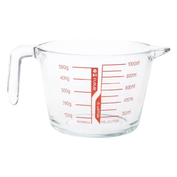 Glass Measuring Cup With Large Capacity And Visible Scale Suitable For Baking Mixing And Liquid Measurement