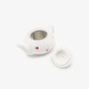 Afternoon Tea Living Teapot GU53 Strawberry Teapot with Strainer, Parallel White