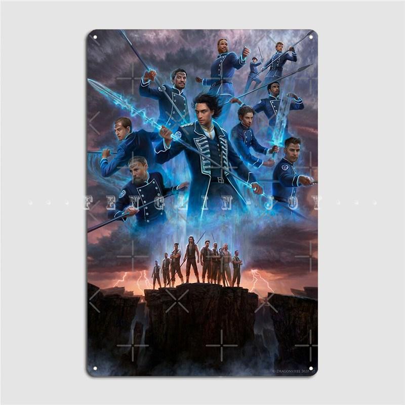 

Bridge Four Bridgers 4 Metal Sign Cinema Living Room Create Club Bar Plaques Tin Sign Posters 20x30cm（7.8x11.8inch）