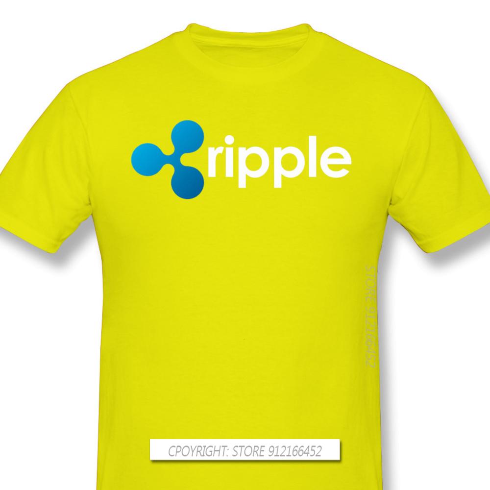 Top Quality Clothes XRP Ripple Coin Cryptocurrency Novelty Short Sleeve Man's T-Shirts Bitcoin Fashion For Men Shirt For Adult