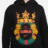 Nike LeBron Patterned Print Loose Hoodie Sweatshirt for Boys Kids Tops Black DJ5728-010