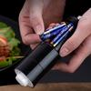 1/2pcs Automatic Salt Pepper Grinder Set Adjustable Coarseness One-Button Electric Spice Mill for Kitchen Cooking BBQ Grill Tool