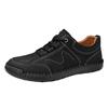 Lässige Lederschuhe für Herren: Handgenäht, Weiche Sohle, Große Größe, Modisch für Frühling und Herbst.