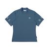 MALBON GOLF Mock Neck Half Sleeve T-Shirt Dark Blue (Woman)