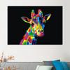 Poster e stampe di animali Pittura a olio Astratta Gorilla Pittura su tela Cane Immagini a parete per soggiorno Quadro Home Decor