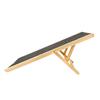 Pet Climbing Ladder Portable Adjustable Non Slip Carpet Ladder Folding Pets Safety Ramp Wooden Dog Ramp for Sofa Bed Car