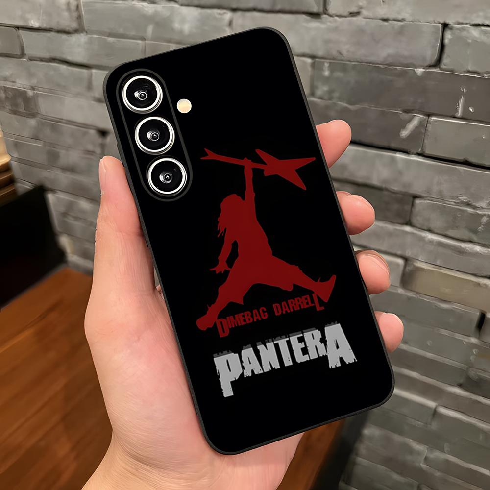 Music Pantera Band Phone Case For Samsung S26 S25 Plus S20 S20 Plus S22 Ultra S23 FE S21 Plus S21 Ultra Soft Cover