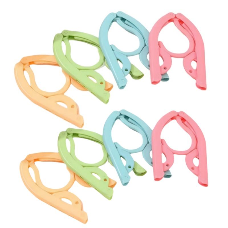 Home outdoor clothes hanger, folding non-slip clothes drying rack, travel portable clothes hanger