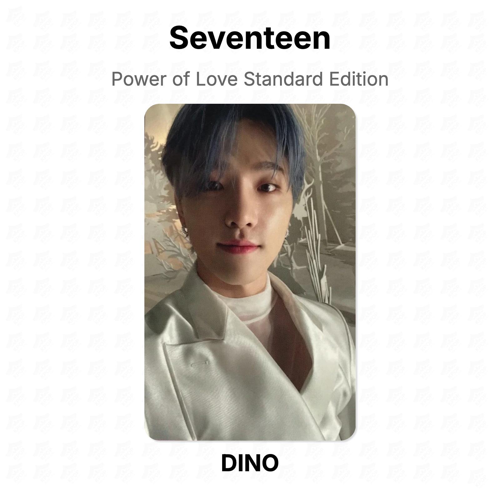Официальная фотокарточка Seventeen Power of Love Стандартное издание DINO gray